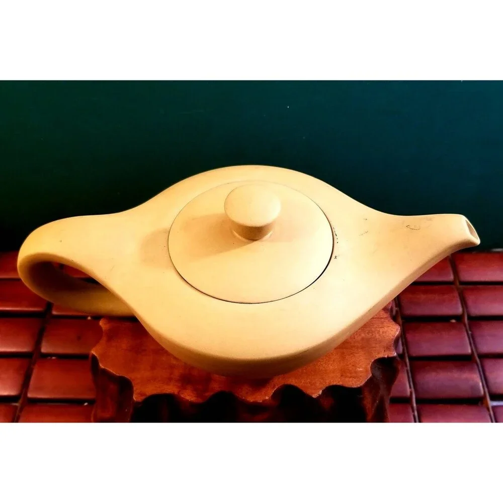 Vintage Tazo Magic Lamp Aladdin's Lamp Genie Lamp Ceramic Tea Pot Zisha Clay